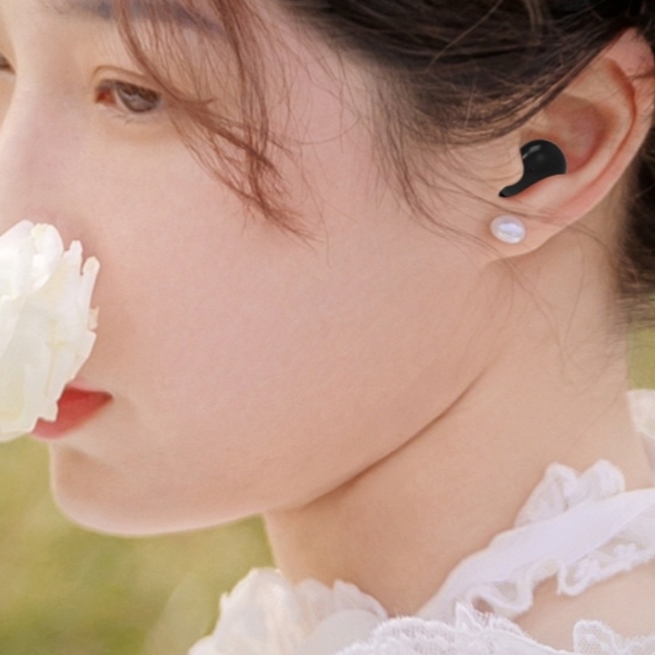 Tai Nghe mini SK18 bluetooth 5.3 mẫu mới pin trâu, chống ồn, âm thanh HIFI, kèm mic đam thoại to rõ