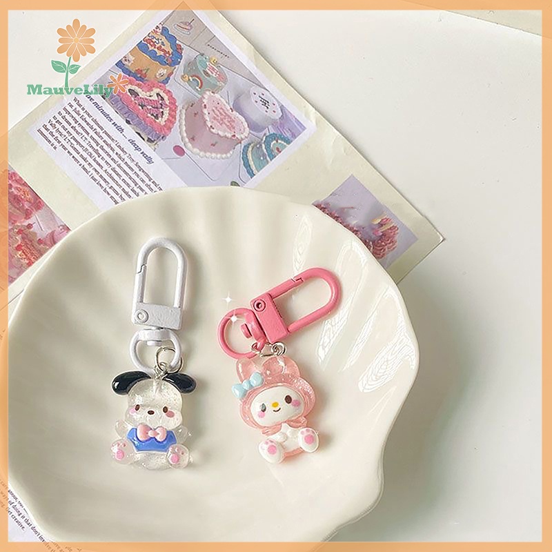 Lily sanrio Móc Chìa Khóa Xe Hơi Họa Tiết Hoạt Hình my melody Dễ Thương