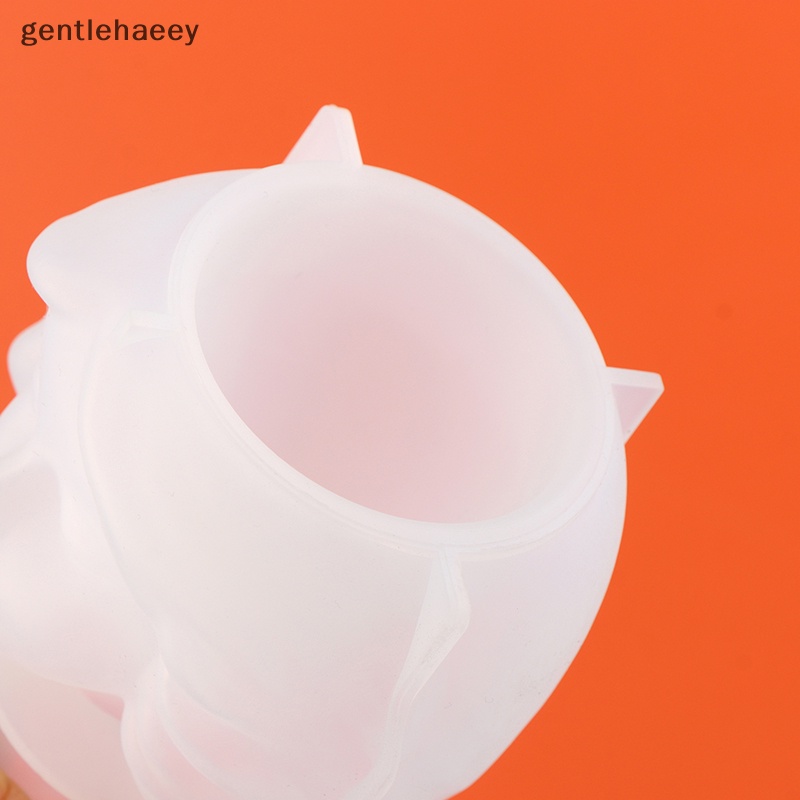 Khuôn silicone Làm Chậu Hoa resin Pha Lê epoxy Hình Cô Gái Dễ Thương diy