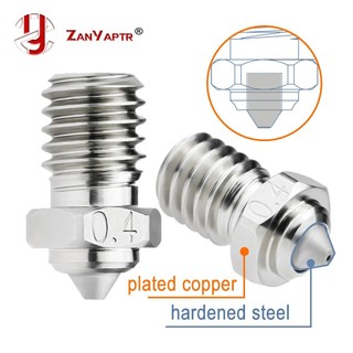 Hot! vòi phun nước chịu nhiệt cao e3d v6 v6 0.4 / 0.6 / 0.8mm 1.75mm m6 v6 v5