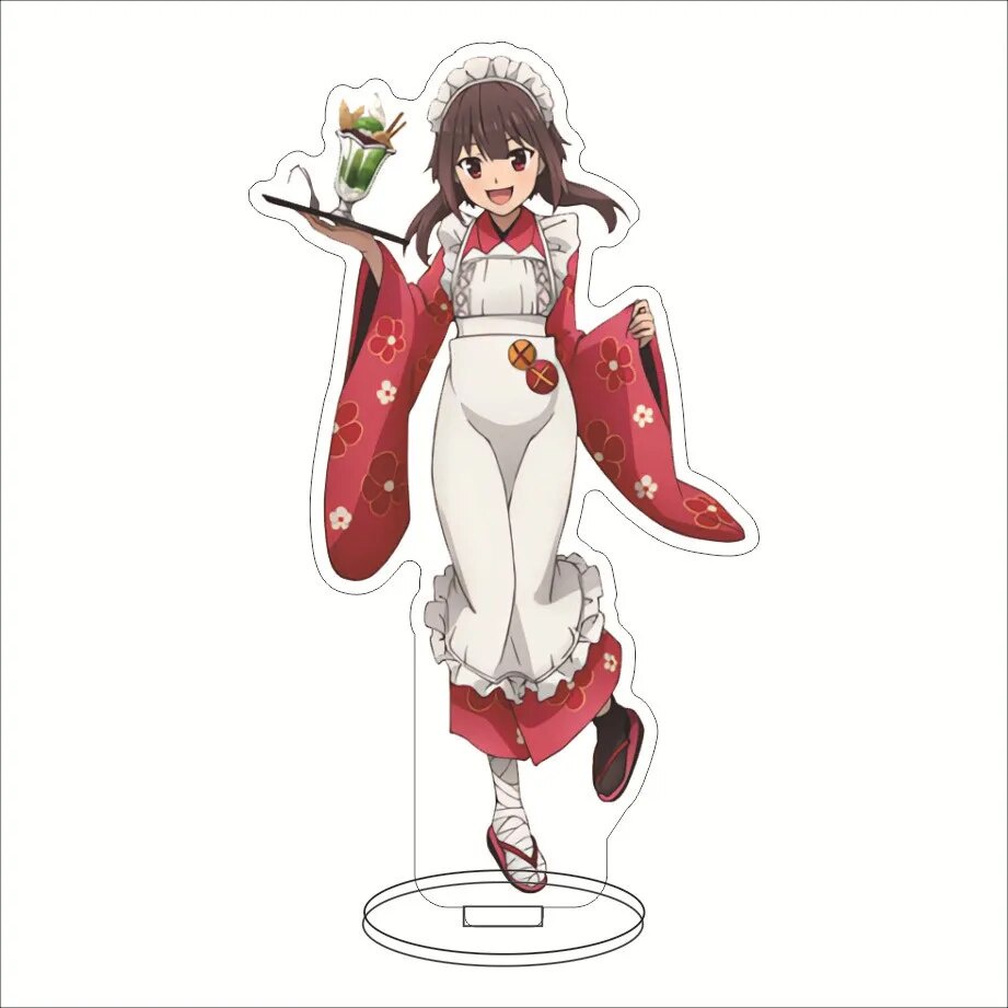 Mô hình Standee Anime KonoSuba God's Blessing on this Wonderful Megumin Phụ kiện trang trí để bàn góc học tập