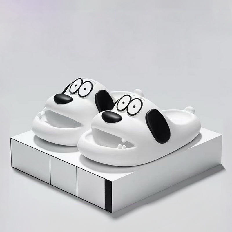 Dép Đi Trong Nhà Đế Dày Chống Trượt Thoải Mái In Hình Chó Pug Hoạt Hình Thời Trang Mùa Hè Cho Cặp Đôi