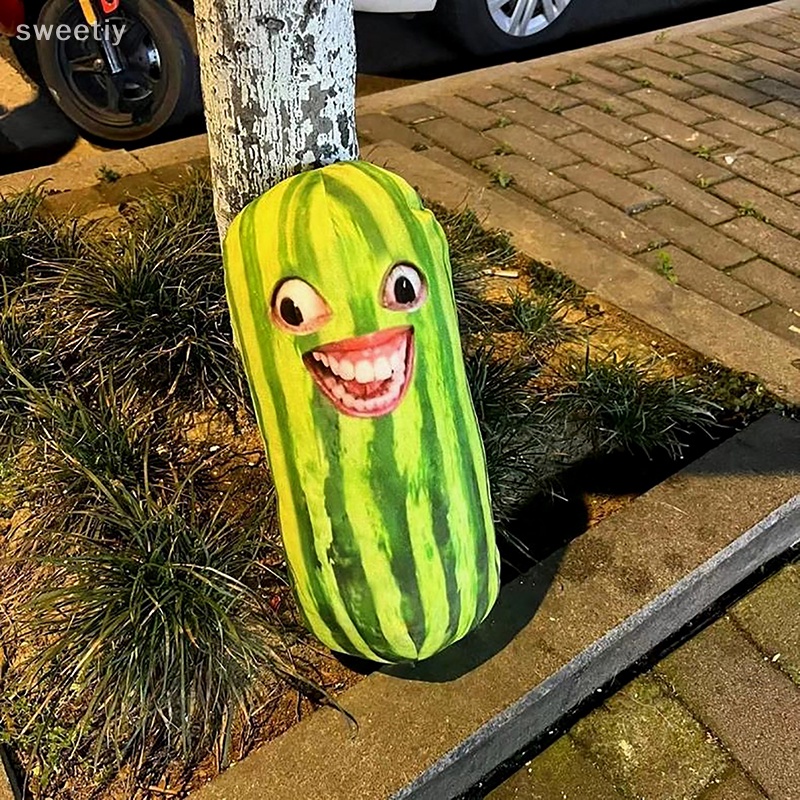 Móc Khóa Hình Dưa Hấu Nhồi Bông Ngộ Nghĩnh Cho Nữ Mới