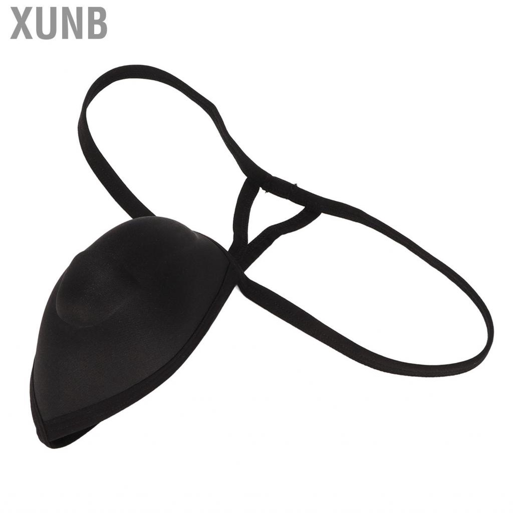 Xunb Men String Underwear T Shaped Cotton Pouch Lingerie Black For R ABE