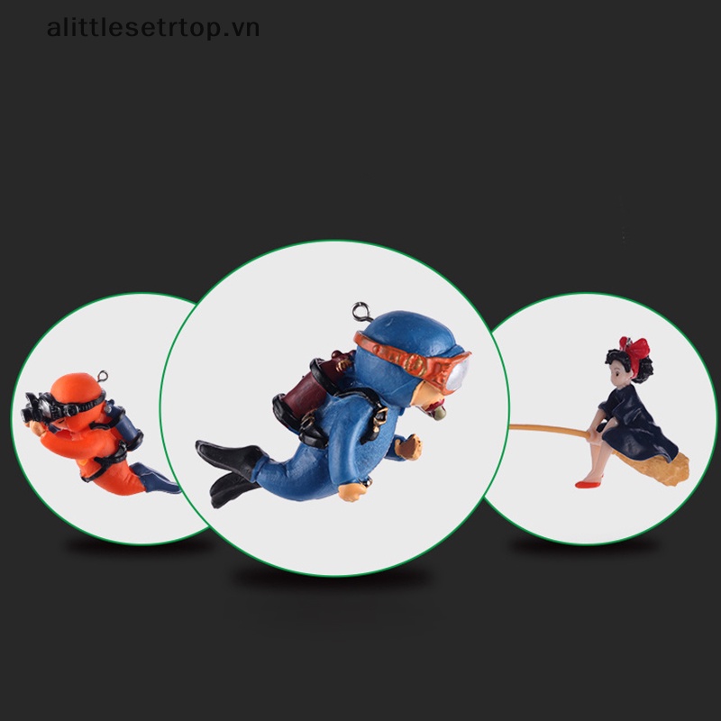 Alittlesetrtop Phụ Kiện Trang Trí Bể Cá mini