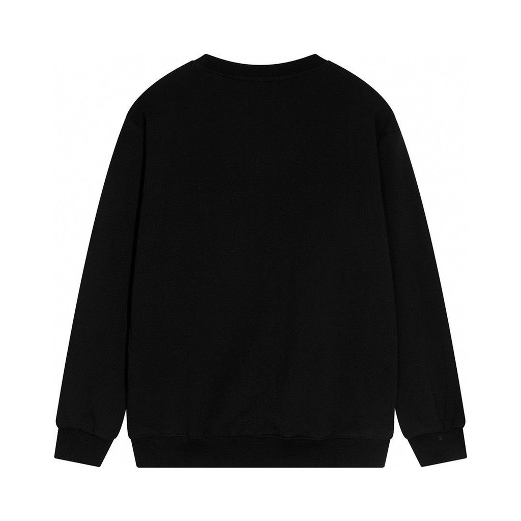 Hàng Có Sẵn Áo sweater Tay Dài Chui Đầu Cỡ Lớn In Hình graffiti Có Cổ + Thẻ Treo Thời Trang Thường Ngày Chất Lượng Cao Cho Nam Và Nữ