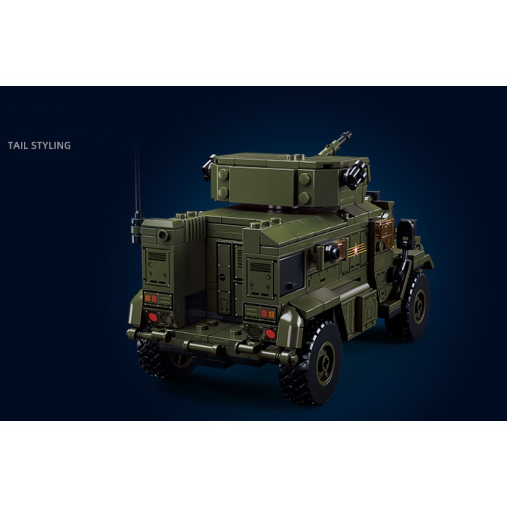 Bộ 519 Món Đồ Chơi Xếp Hình Phương Tiện Giao Thông moc typhoon vdvs 1: 35 diy