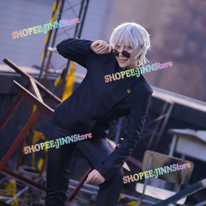 - Jn -  Bộ Trang Phục cosplay Nhân Vật anime Goo suguru gojo anime jujutsu kaisen
