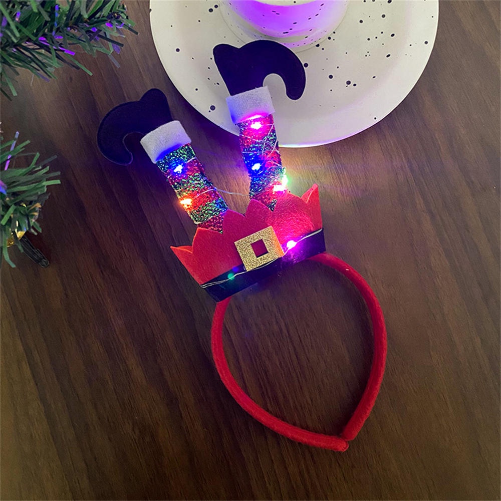 Cài Tóc Hình Sừng Hươu Có Đèn led Dễ Thương