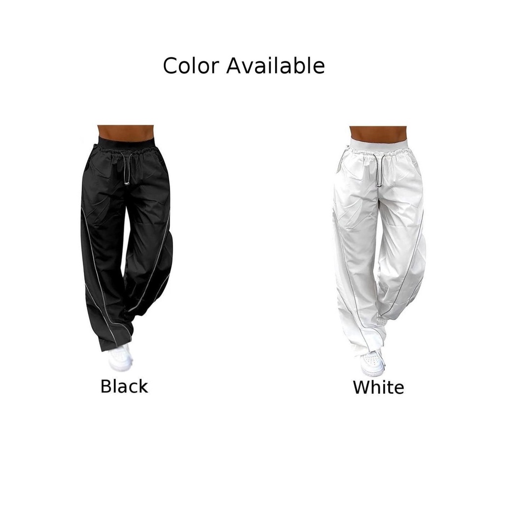 2023 Phụ Nữ Mới Eo Thấp Quần Baggy Hàng Hóa Quần Dây Rút Hip Hop Punk Quần Jogger Dài Thấm Hút Mồ Hôi Cho Nam