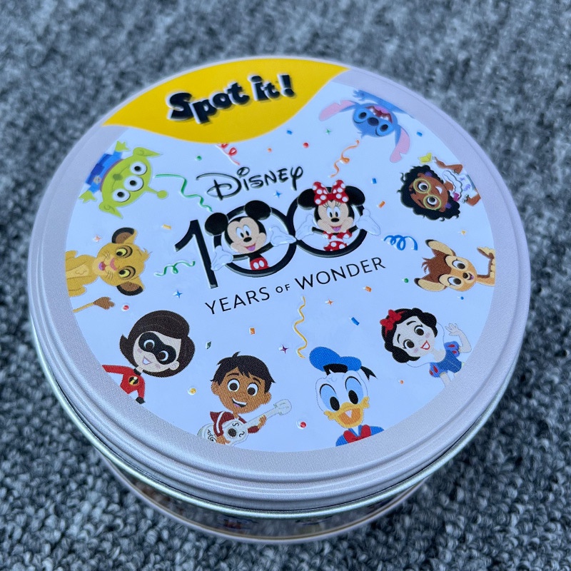 Spot It Dobble 100 Years Disney  Parent-child Interactive Board Game Party Gift