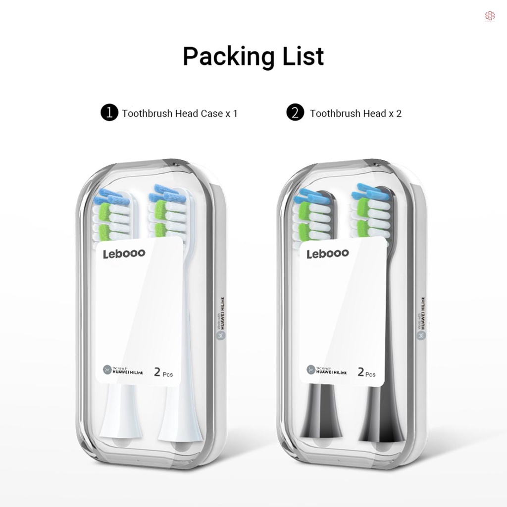 Set 2 Đầu Bàn Chải Đánh Răng Điện Tử Thay Thế Cho huawei hilink lebooo sonic