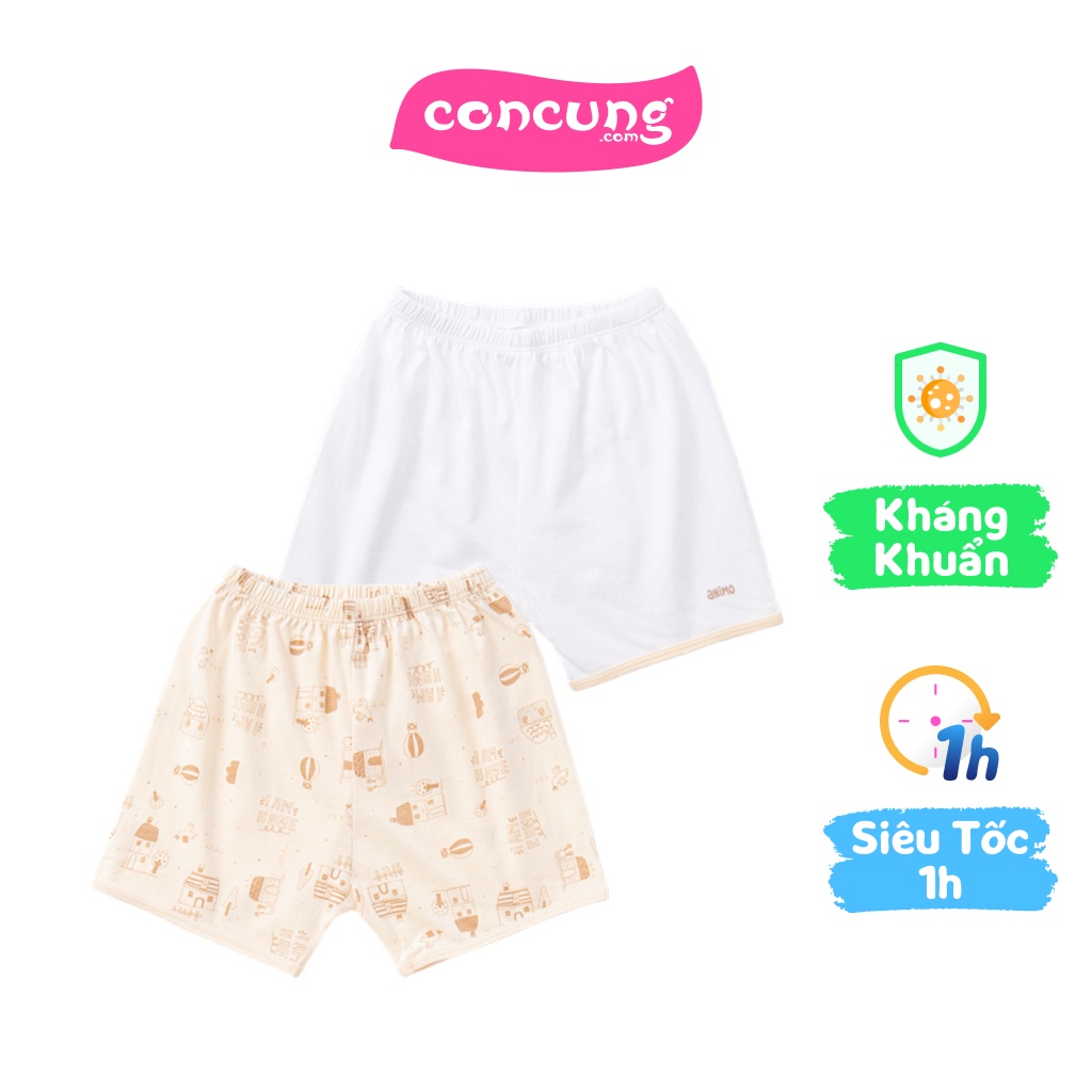 Cặp quần sơ sinh ngắn Animo KV223011