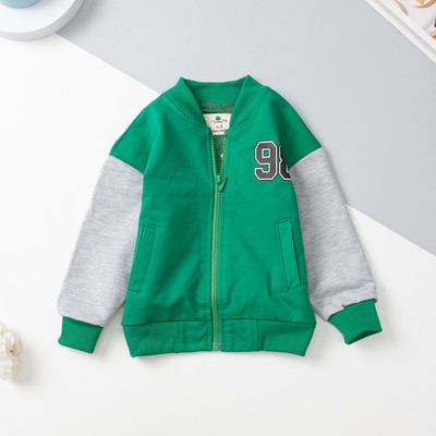 Áo khoác nỉ bomber trẻ em ấm, thu đông LITIBABY in số 98 cho bạn từ 27kg - 50kg