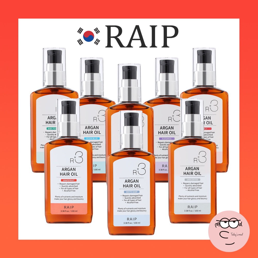 [RAIP] (1+1+1) R3 ARGAN HAIR OIL HAIR ESSENCE 100ml (8 Loại) | Serum Dầu Argan Ma-Rốc Chăm Sóc Tóc Hiệu Quả