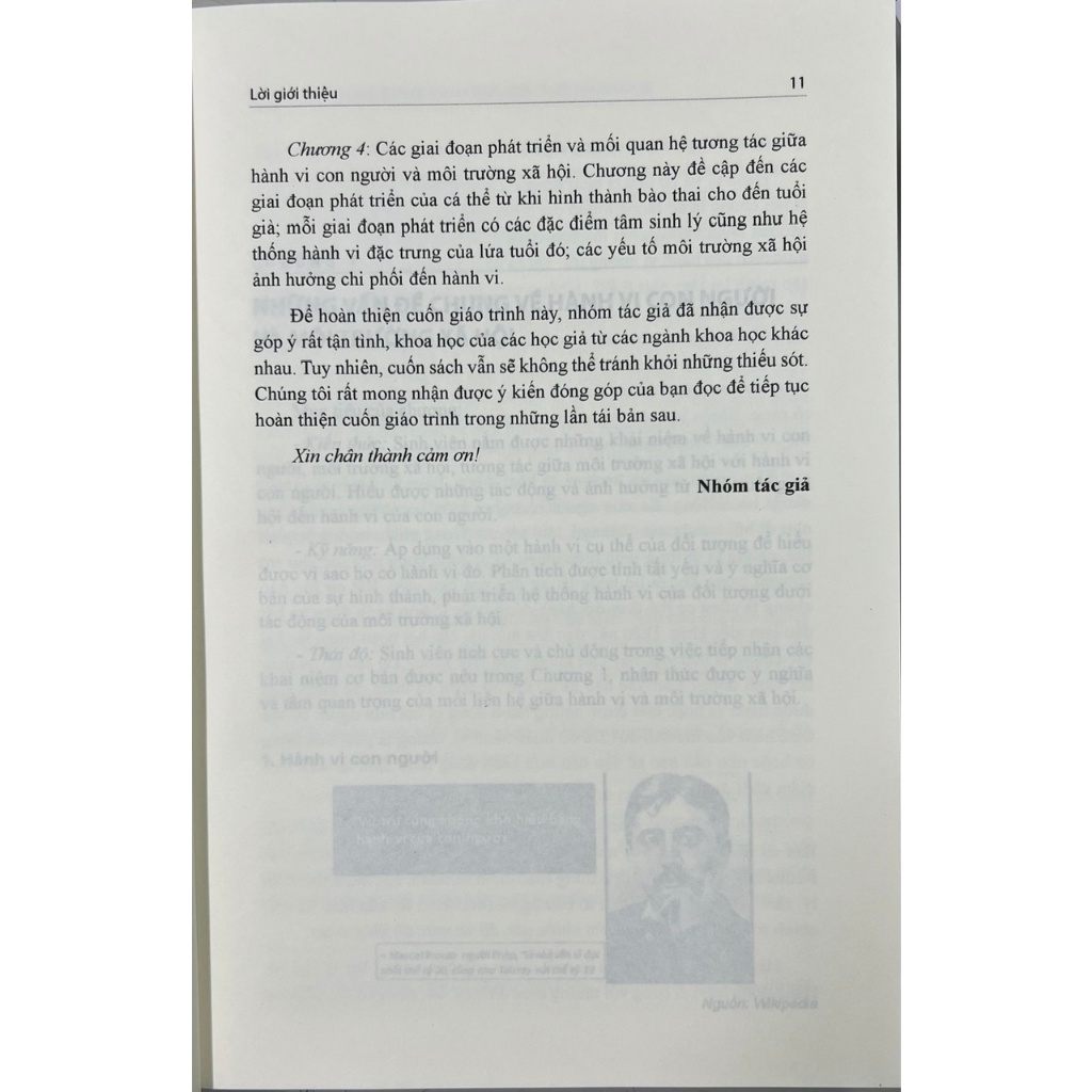 Sách Giáo trình Hành vi con người và môi trường xã hội - Nhà Sách Pháp Luật New