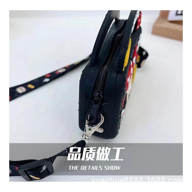 DISNEY Mới Túi Đeo Chéo Hình Chuột mickey Dễ Thương Cho Bé