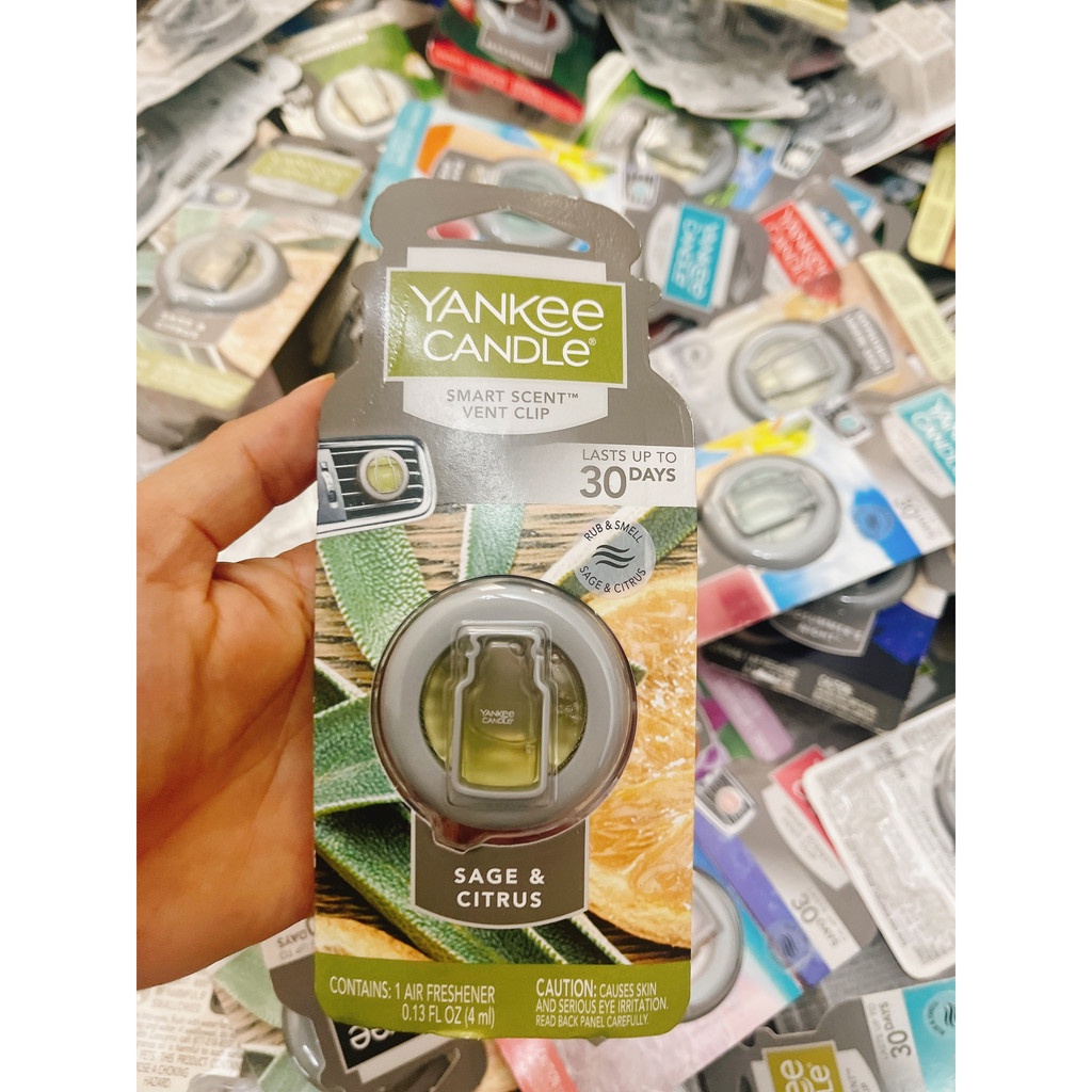 Kẹp thơm xe ô tô Yankee Candle - USA