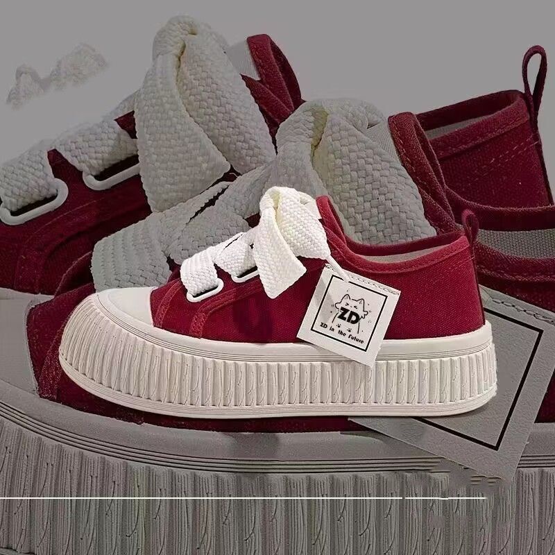 Giày Thể Thao Cổ Thấp Mũi Tròn Thời Trang Xuân Hè 2023 Mới Cho Nữ