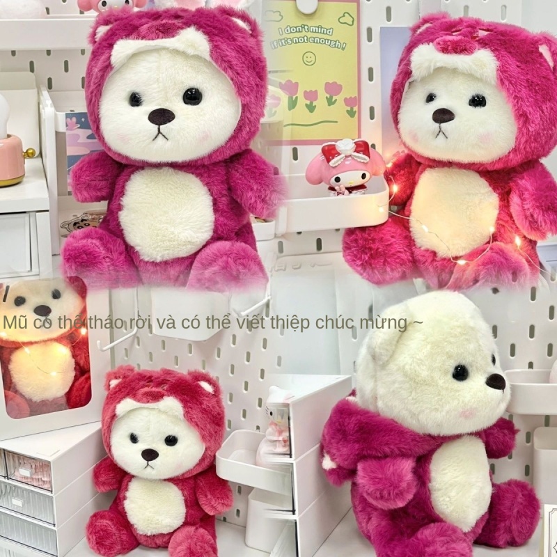 Dễ Thương Búp Bê Nhồi Bông Hình Gấu Xinh Xắn Đáng Yêu