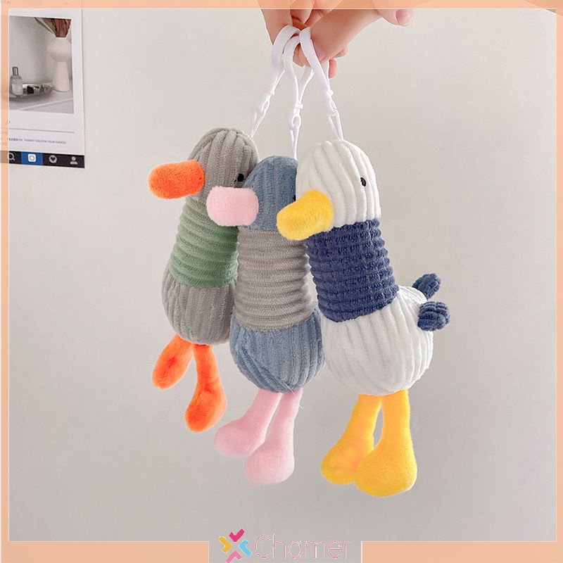 Móc Khóa Vịt Nhồi Bông Dễ Thương Dành Cho Bé Gái Mới