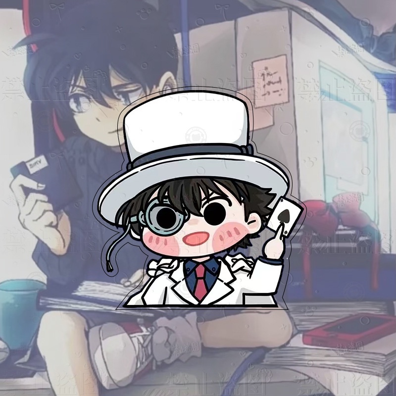 Ghim Cài Áo Bằng acrylic Hình Thám Tử conan Hoạt Hình Dễ Thương