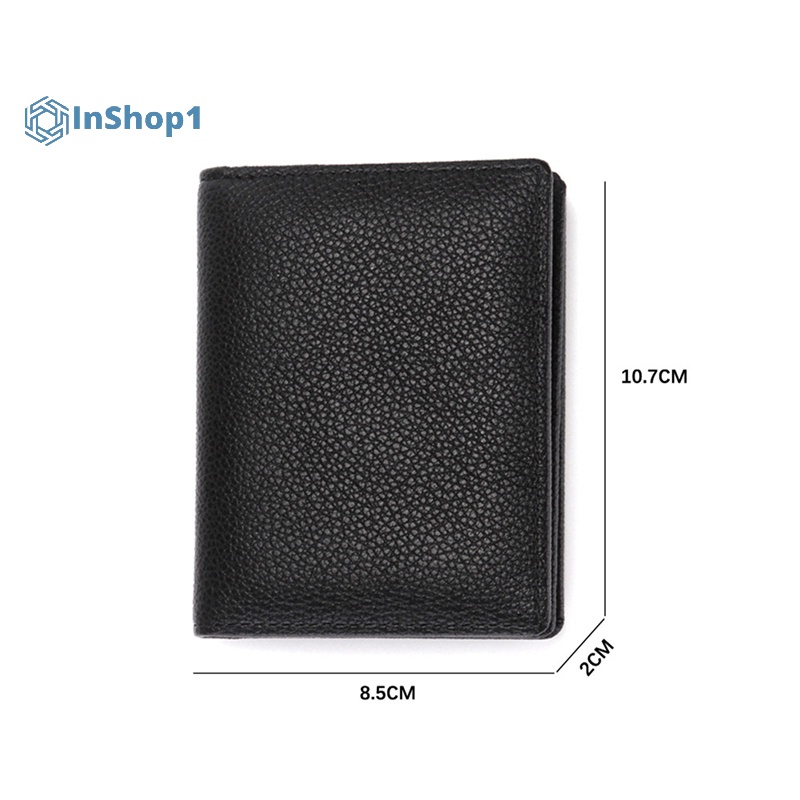 Ví Da pu Màu Trơn Đựng Tiền Xu mini Họa Tiết Trái Vải Thủ Công M Ii M Ii M I inshop1] Cho Nam