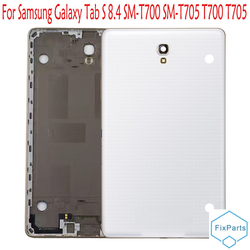 1 Nắp Pin Thay Thế Cho samsung galaxy tab s 8.4 sm-t700 sm-t705 t700 t705 Đen