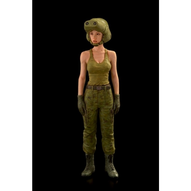 Mô Hình Nhân Vật Phi Công Nữ Màu Trắng Cỡ 1 / 35