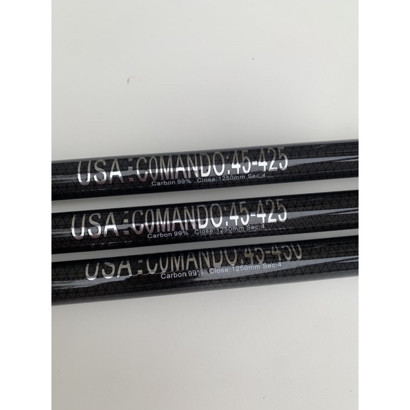 Cần câu lục xa bờ Comando USA  3m6 3m9-4m25 và 4m5 Hàng loại 1 cần tải cá 20kg y hình