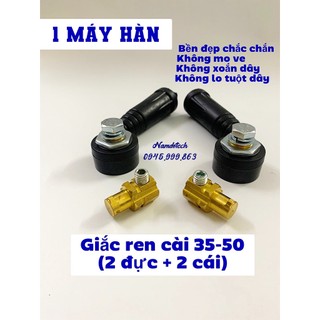 Giắc nối nhanh máy hàn cho 01 máy hàn - Giắc ren cài 35-50