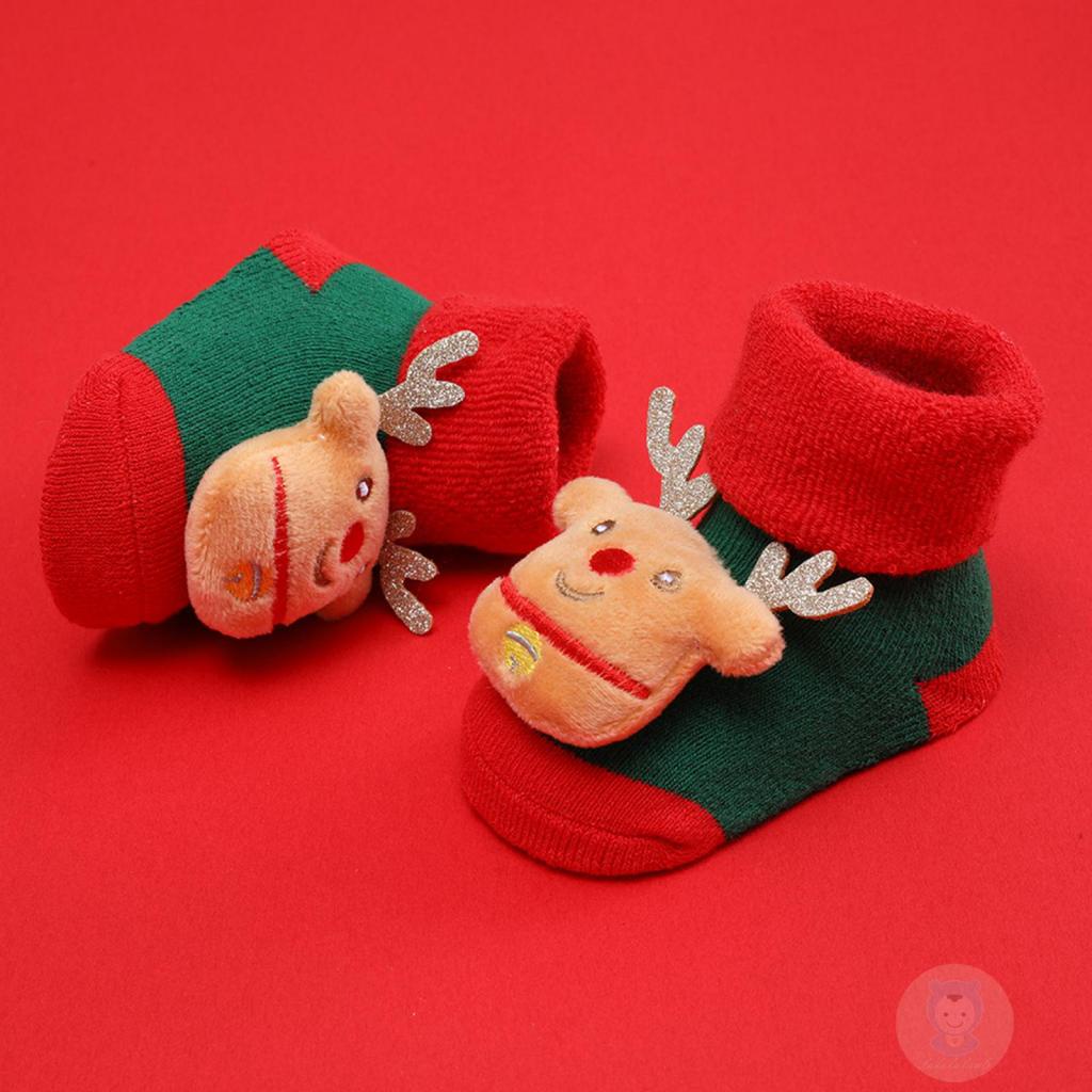 Laa6-đồ Chơi Nhồi Bông Mềm Mại Chống Trượt Hình Giáng Sinh Dễ Thương