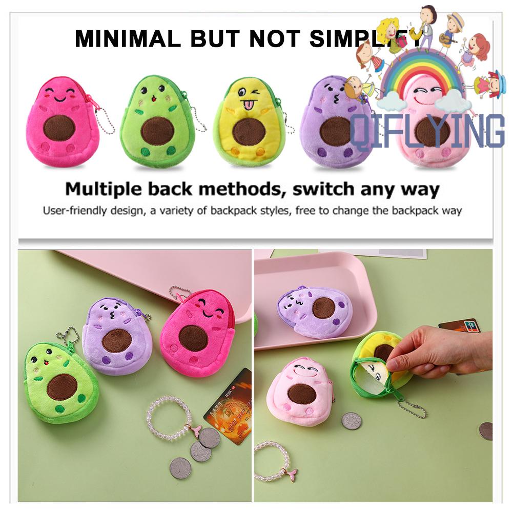 Ví Nhỏ Đựng Tiền Xu Hình Trái Bơ Thời Trang Cho Nữ