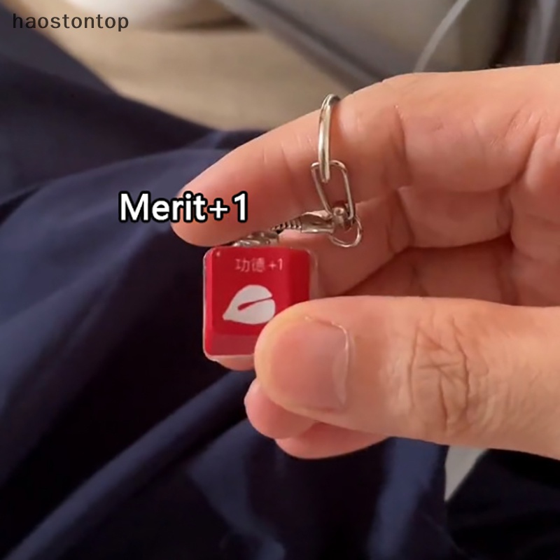 Haostontop deion Móc Khóa Bàn Phím Cơ Học + 1 Ngón Tay Hình Cá Dạ Quang Sáng Tạo vn