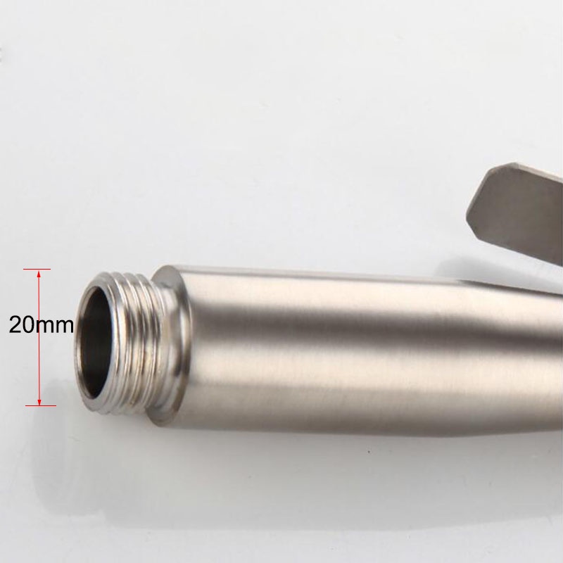 Vòi Xịt Nước toilet Cầm Tay Bằng Thép Không Gỉ Màu Bạc Tự Làm Sạch f1vn