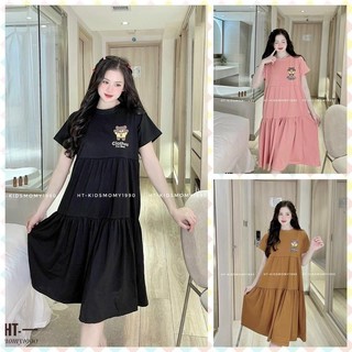 Váy bầu váy suông chất COTTONG LOẠI 1 xinh xắn MỀM MẠI thấm hút mồ hôi NHẸ NHÀNG mặc đi chơi đi dạo THOẢI MÁI V148