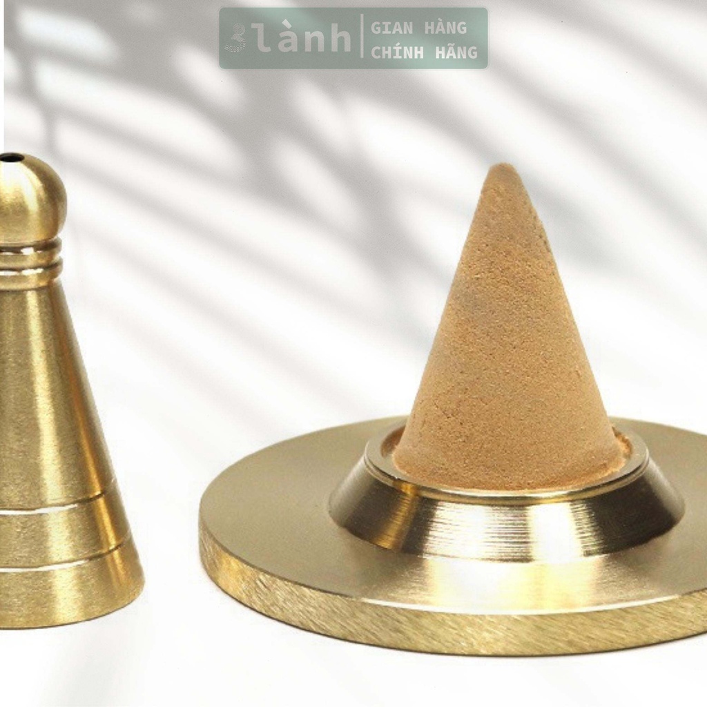 Khuôn Tạo Hình Trầm Nụ Hình Chóp ĐồngNguyên Chất Tạo Khối Hình Chóp Dễ Dàng Xông Trầm Thư Giãn 3 Lành Quà 12.12