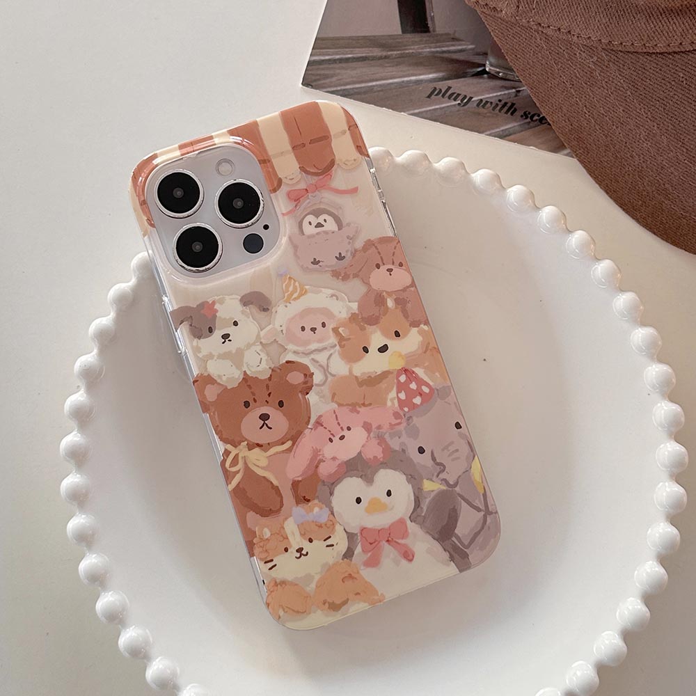 Ốp Điện Thoại Cứng Họa Tiết Động Vật Cho iphone 12 12pro 12promax 13 13pro 13promax 14 14pro 14promax 15 15pro 15promax