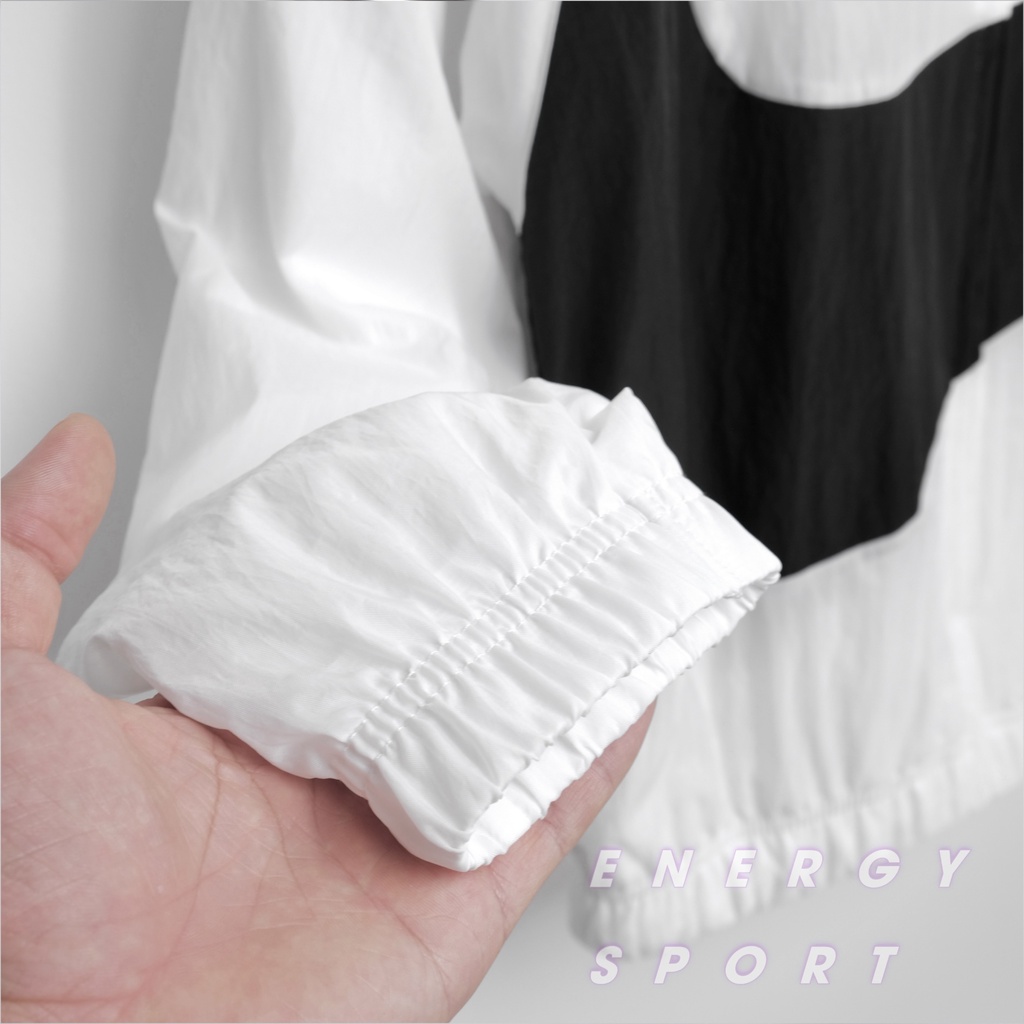 Áo Khoác Gió Unisex Cho Nam Nữ Nike Sportswear Big Swoosh Woven Jacket - Trắng