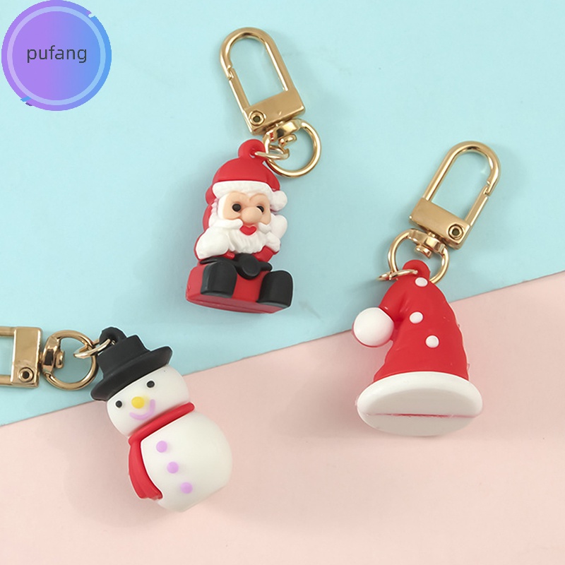 Pufang Móc Khóa Hình Ông Già Noel Găng Tay Dễ Thương vn