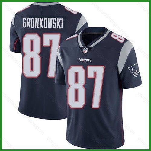 Si Áo Thun Bóng Đá jersey no.87 Grunkowski Legends Dáng Rộng Phong Các