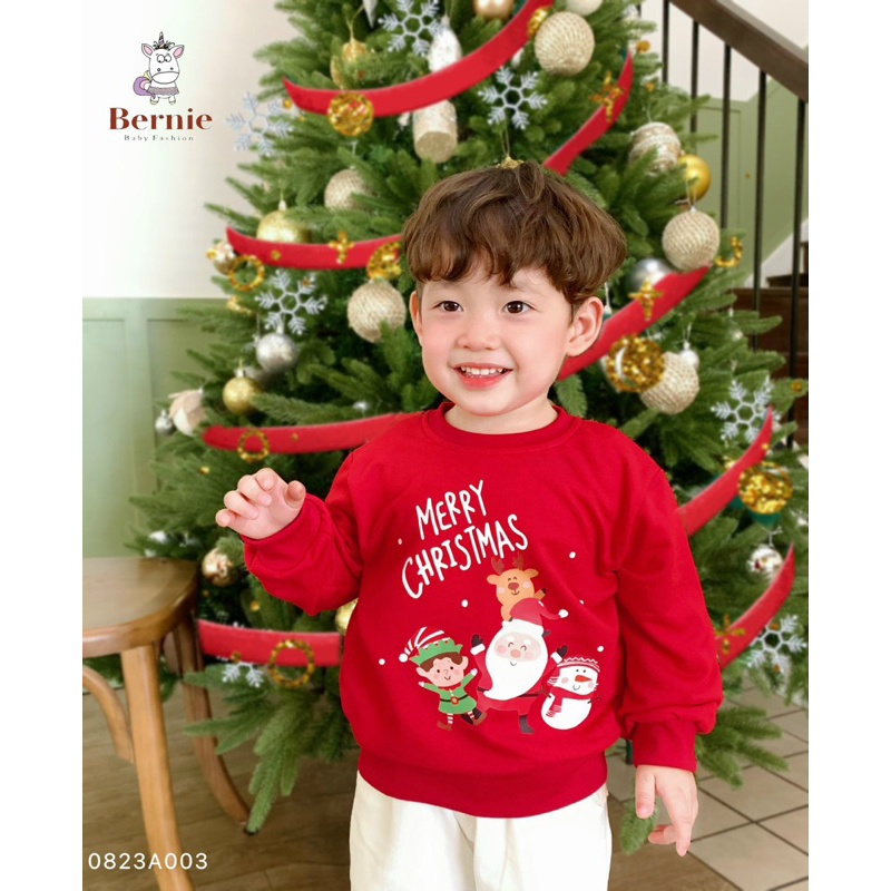 ÁO SWEATER ĐỎ GIÁNG SINH CHO BÉ