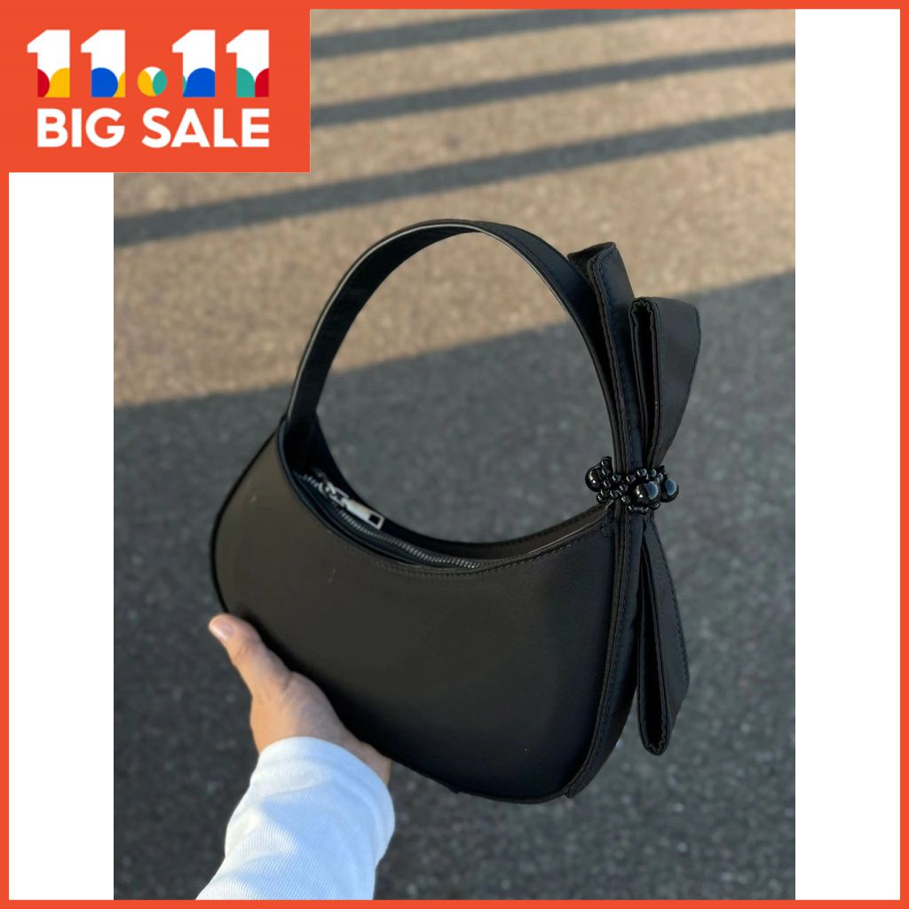 Túi Xách Đeo Vai Đính Nơ Dễ Phối Đồ Thời Trang Cao Cấp