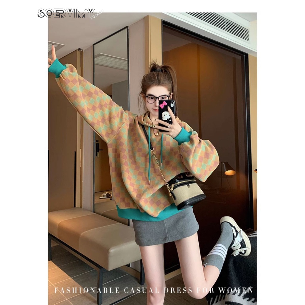 SOERVIMY Áo Khoác hoodie áo khoác nữ zip hoodie Popular casual Độc đáo Thời trang WWY23B0K9U 45Z231111
