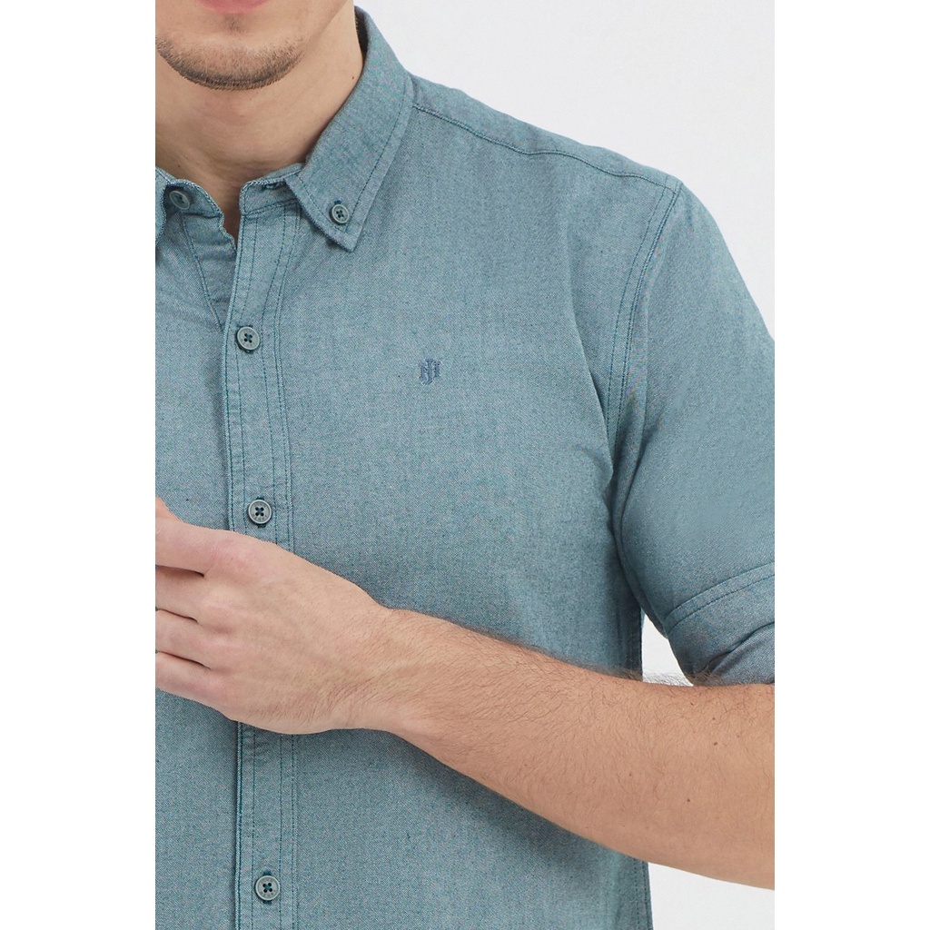 Áo sơ mi nam tay dài button down , thời thượng, lịch lãm, chỉn chu John Henry - WS21SS58P-LC