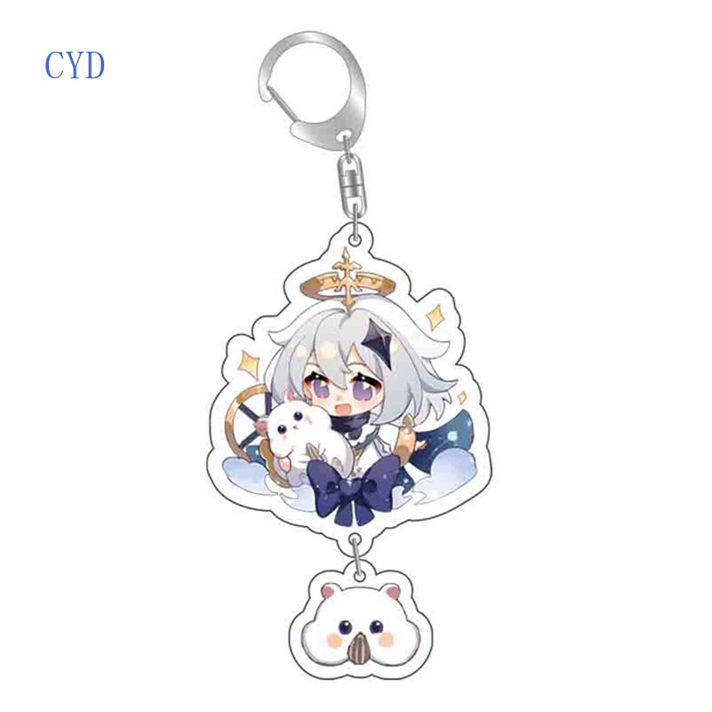 Chaoyangdn Móc Khóa Hình genshin shogun hutao kaedehara kazuha xiao Yoshimiya