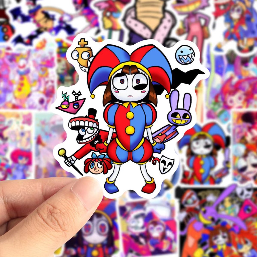 Bộ 50 / 60 Sticker Hoạt Hình Dễ Thương