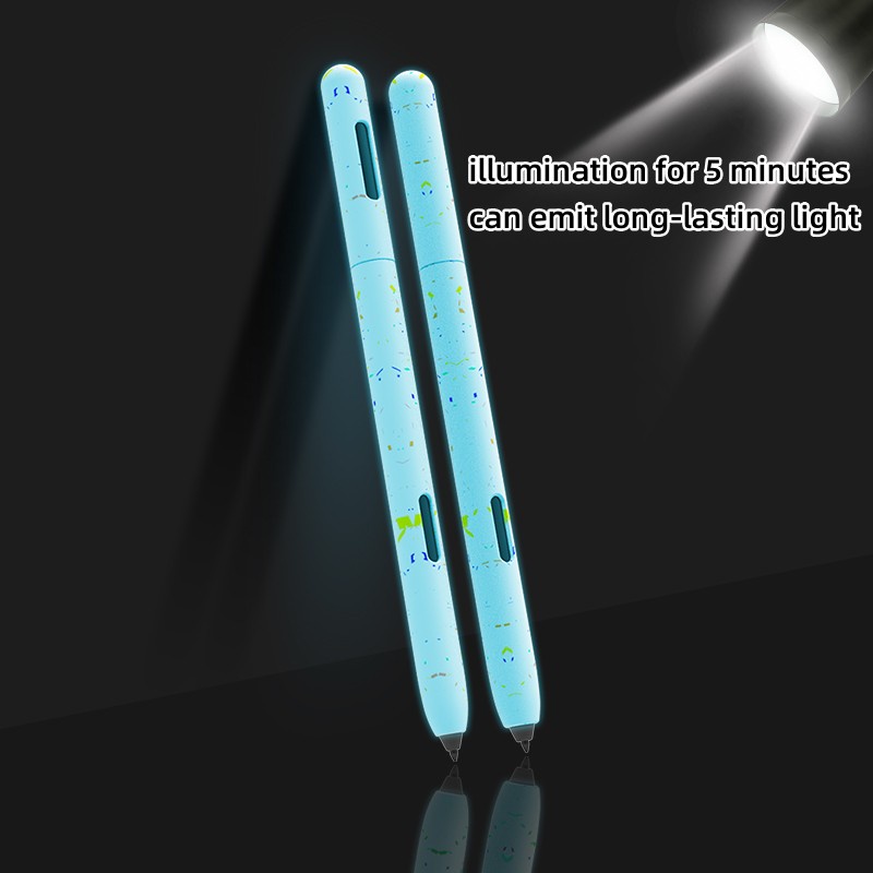 Bao Da Máy Tính Bảng Silicon Siêu Mỏng Màu Dạ Quang Cho samsung galaxy s pen tab s9 s8 s7 fe plus ultra s6 lite Ốp