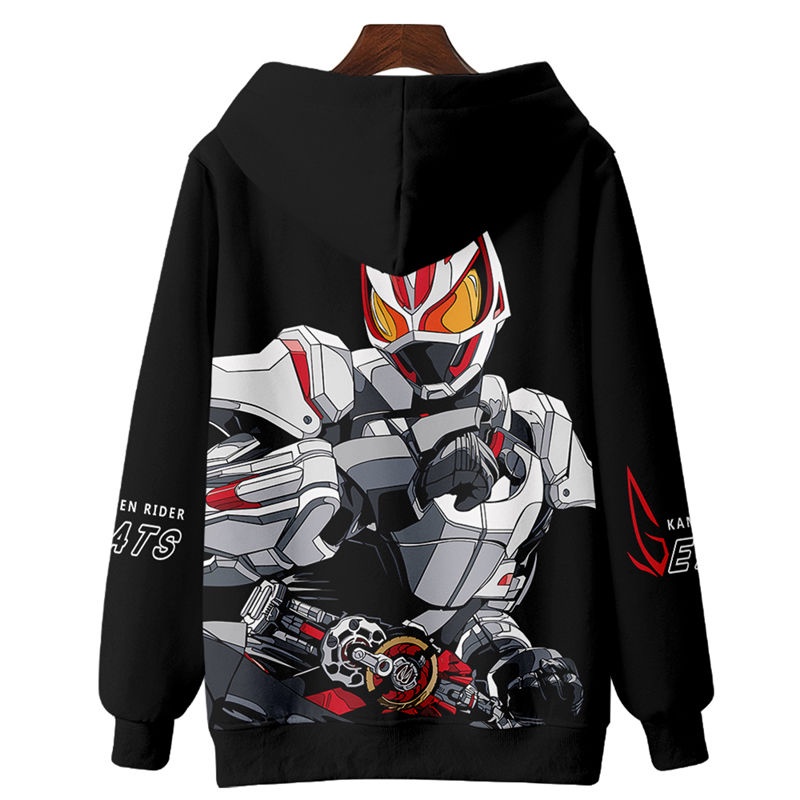 Áo Hoodie Tay Dài Có Khóa Kéo In Họa Tiết kamen rider Gstes dgp 3d Thời Trang Mùa Thu Cho Nam Và Nữ