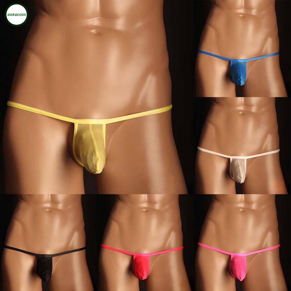 New Coming~Underwear Black Blue Ice Silk Low Waist New Pink Pouch Red Solid Color#Home Essentialses